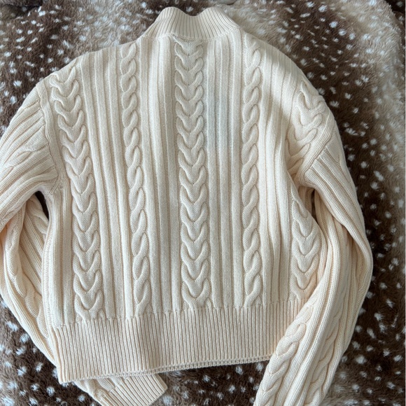 PAIGE Cable Knit Half Zip Sweater - Picture 5 of 6